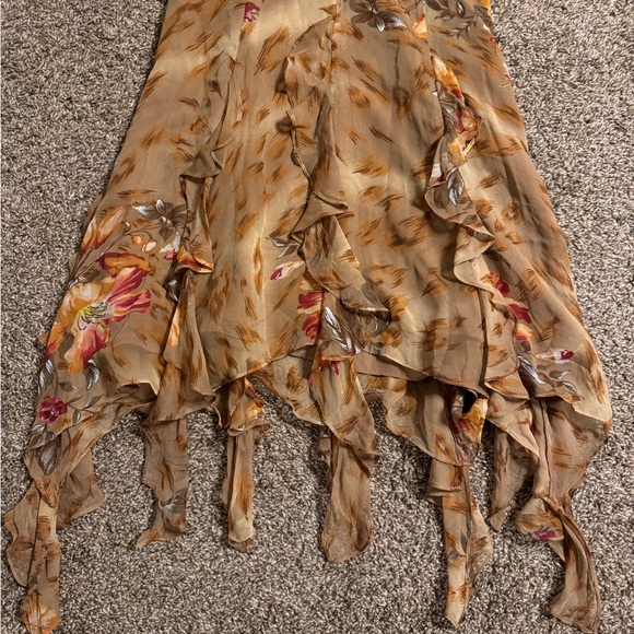 Vintage Silk I.C.E. Beaded Halter Dress Size 6 - Picture 8 of 10